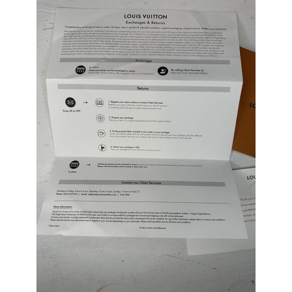 Louis Vuitton Authentic Envelope Receipt Holder 8.75 X 4.5 - Picture 4 of 11